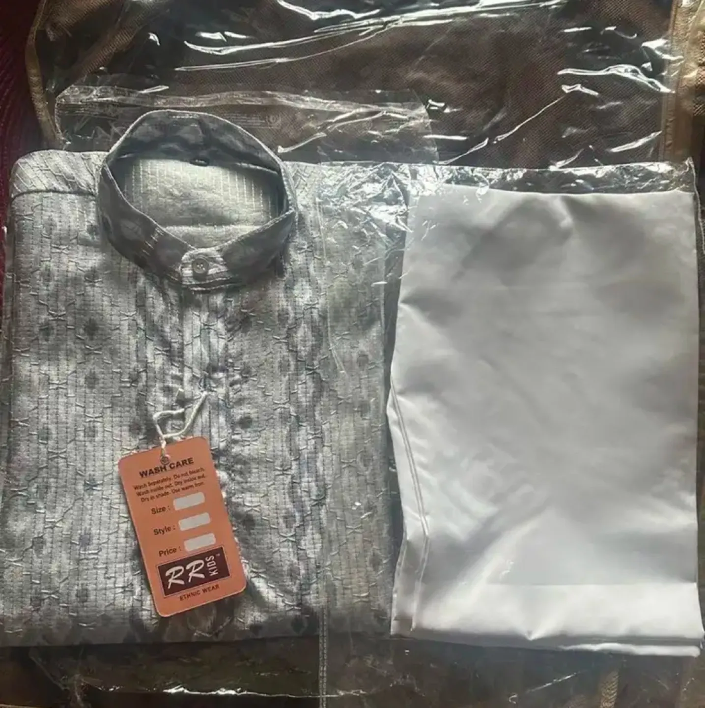 RR Kids Ethnic Wear Kurta Pajama Set thumbnail