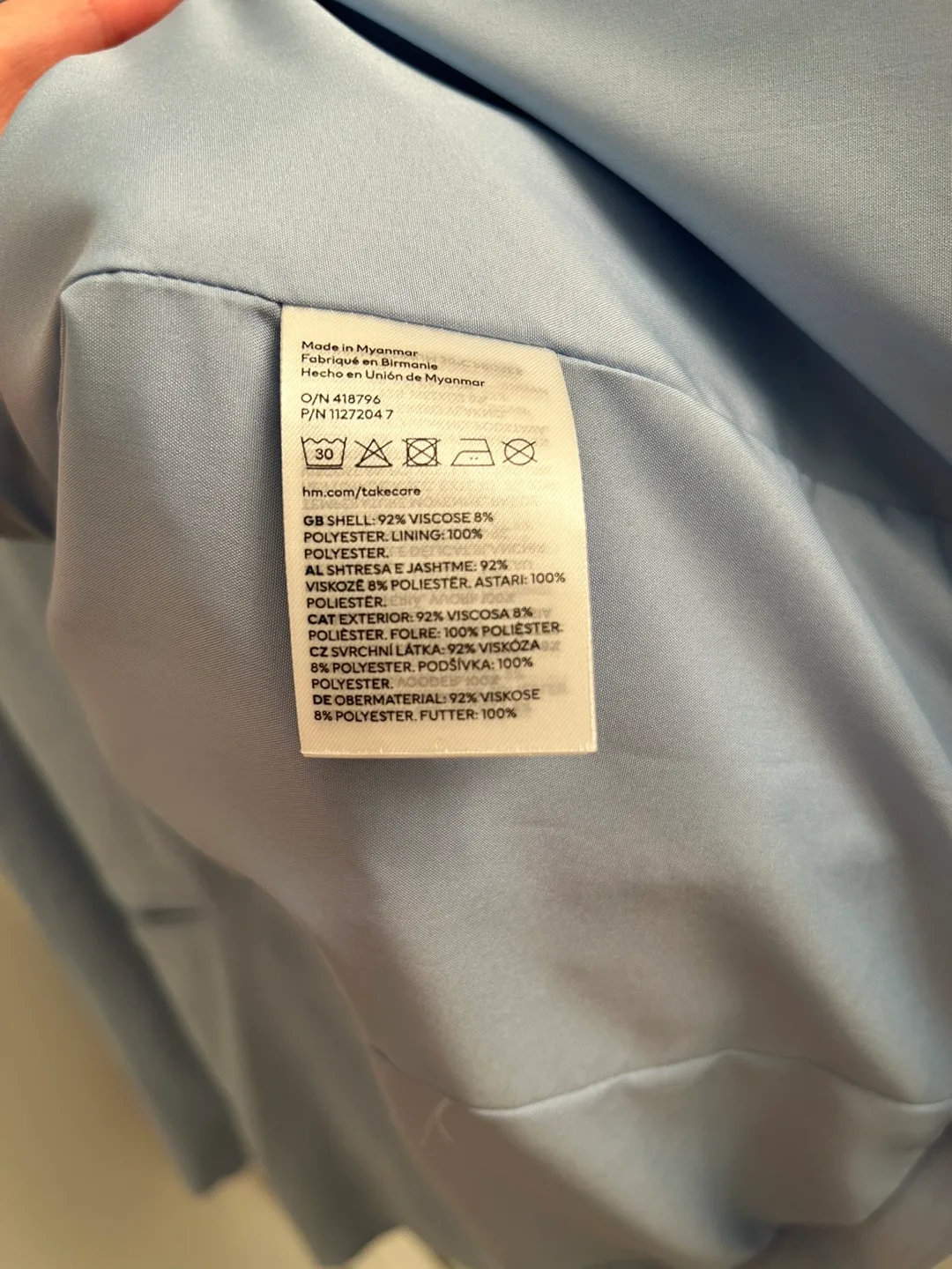 Light Blue Blazer XS NEW! image indicator(3)