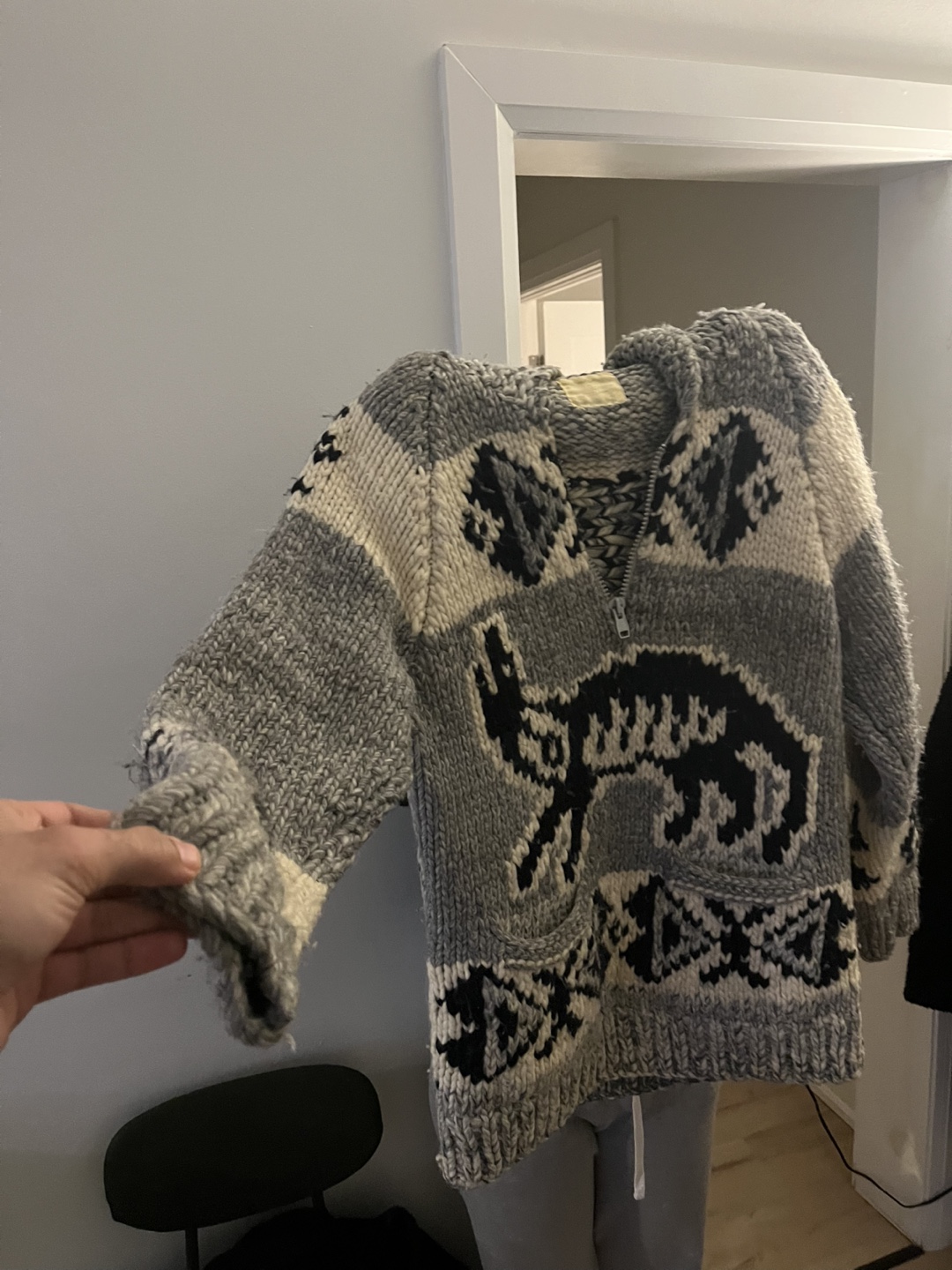 Vintage Hand-Knit (Cowichan) Sweater - photo 2