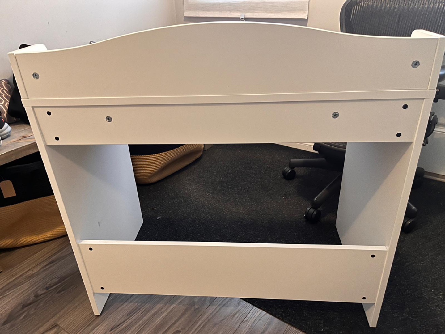 Two IKEA SMÅGÖRA White Desks