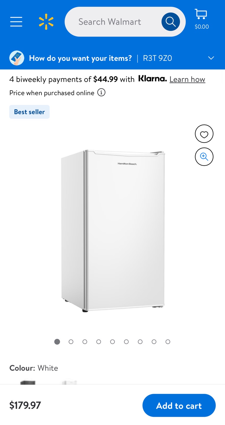 Hamilton Beach Mini Fridge - White - photo 3