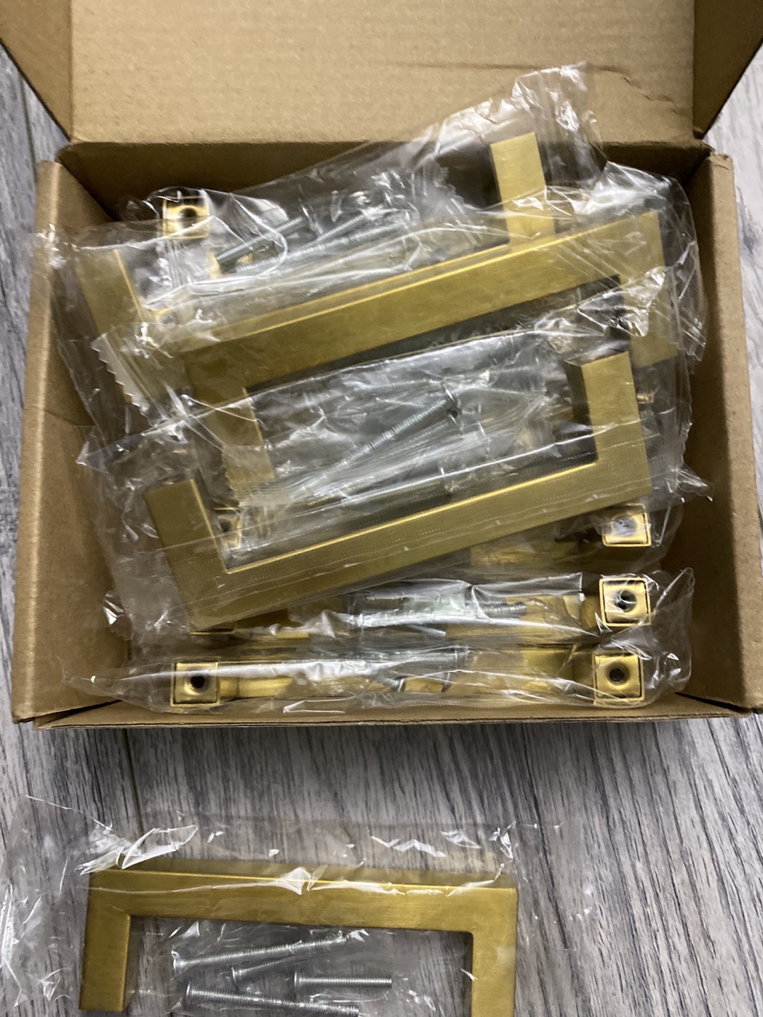 Gold Cabinet Hardware Pulls 10 pack