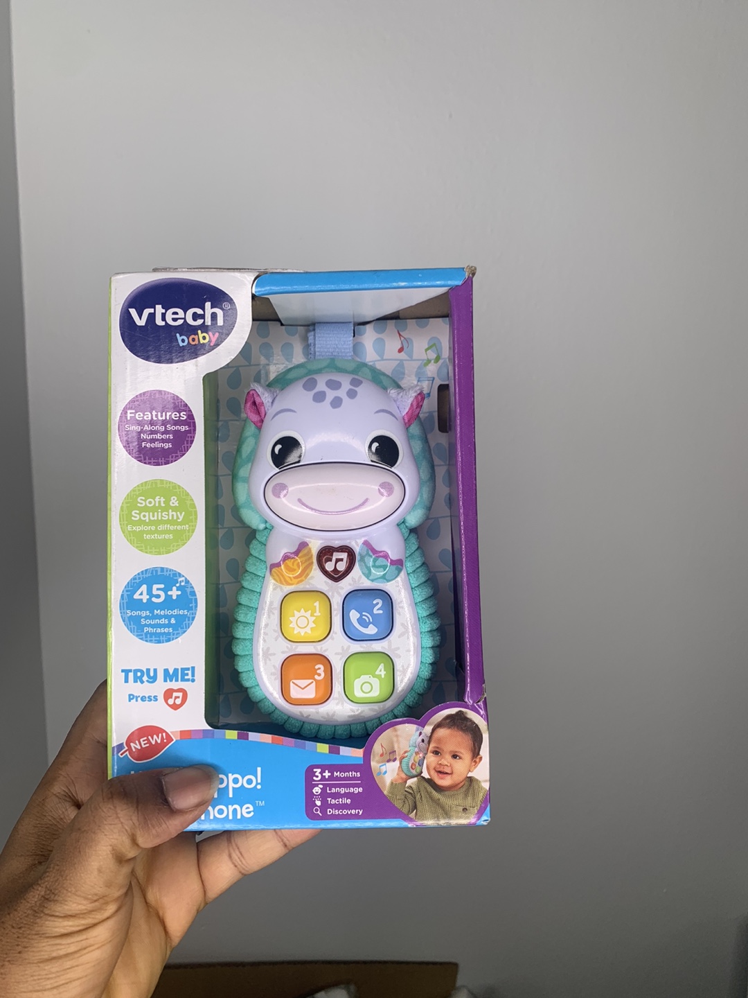 VTech Baby Hello Hippo! Soft Phone