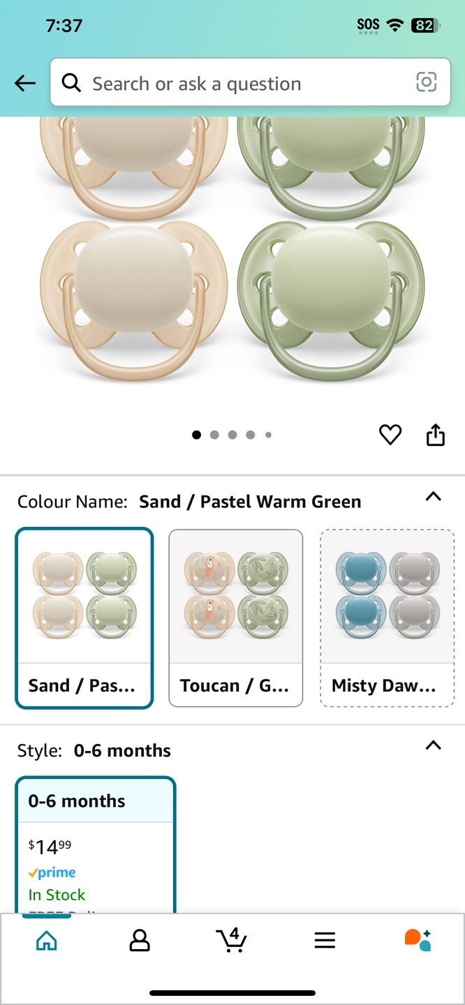 Philips Avent Ultra Soft Pacifiers - 0-6 Months - photo 3