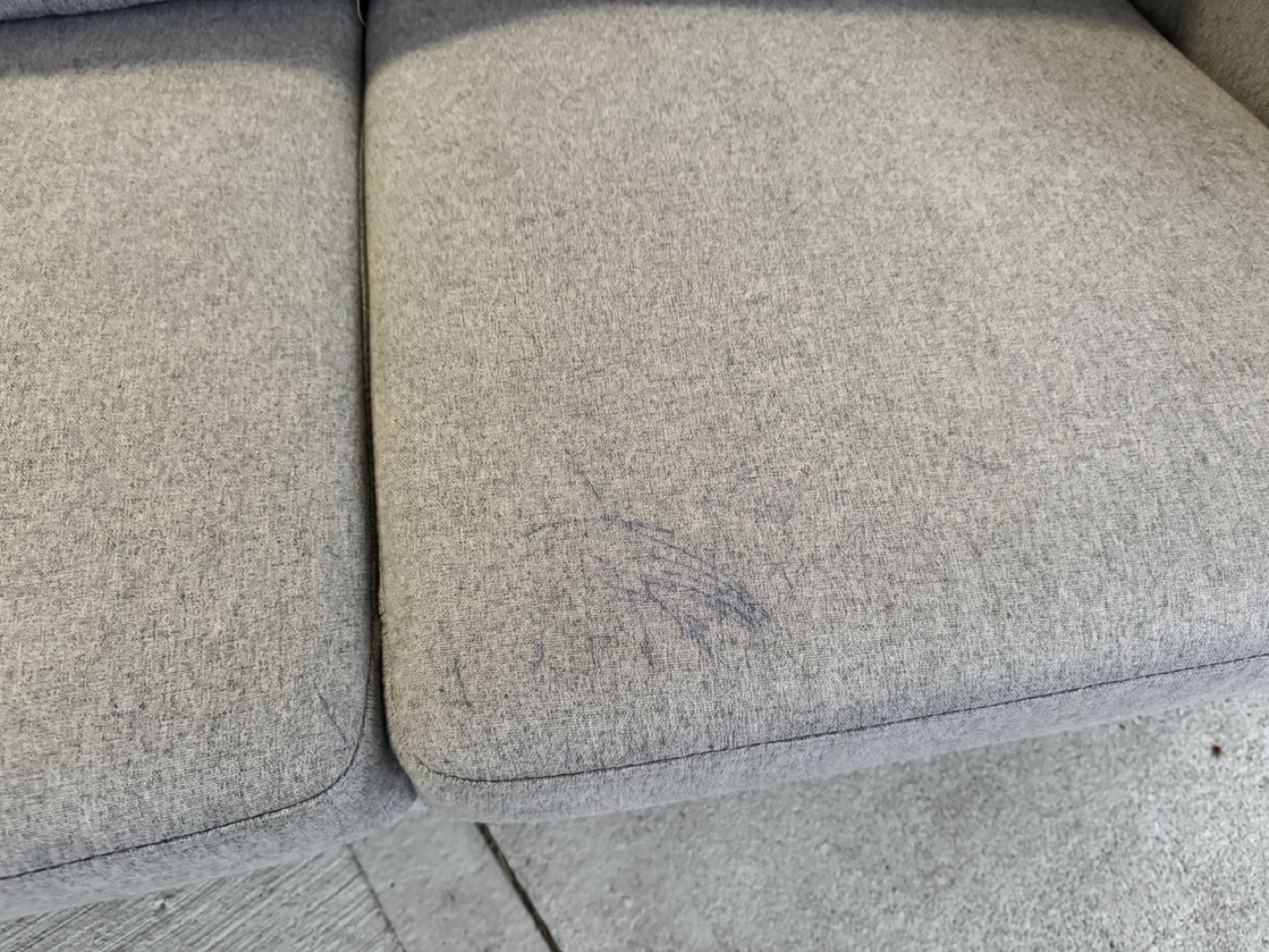 Grey Two-Seater Sofa - photo 2