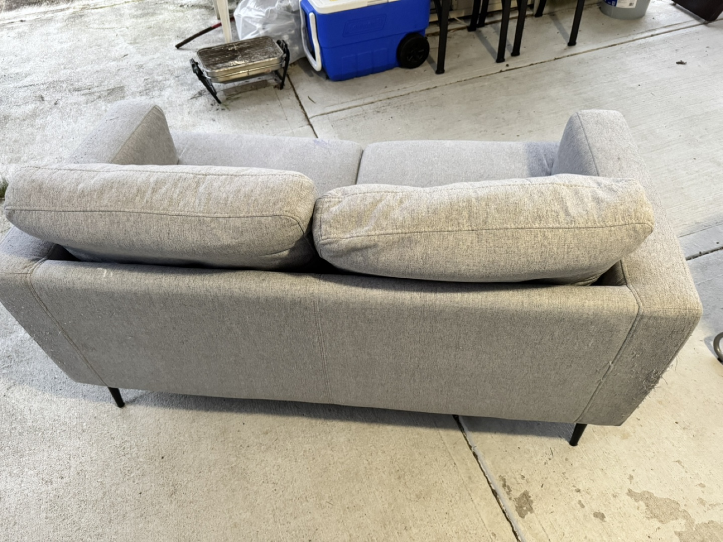 Grey Two-Seater Sofa - photo 5