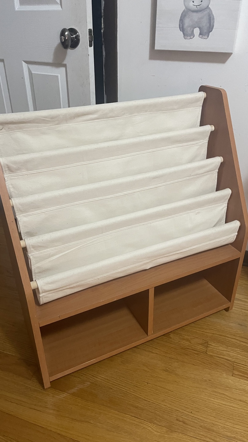 Kids Book Organizer Wooden Book Rack - photo 2