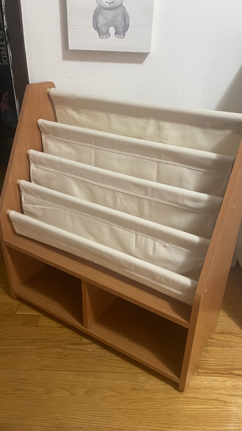 Kids Book Organizer Wooden Book Rack - photo 3