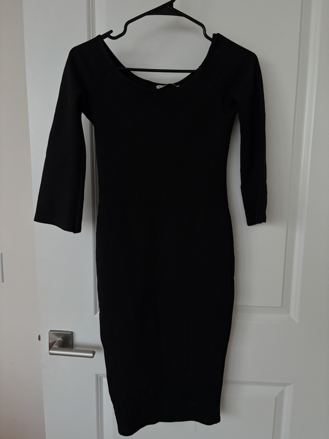 Pull & Bear Black Bodycon Midi Dress - photo 3