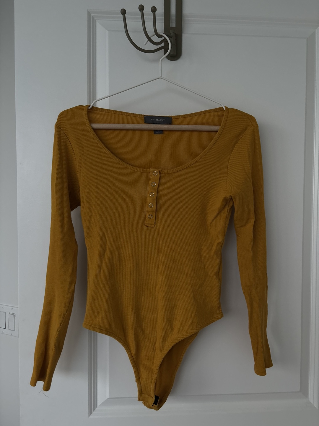 Primark Mustard Yellow Long Sleeve Bodysuit