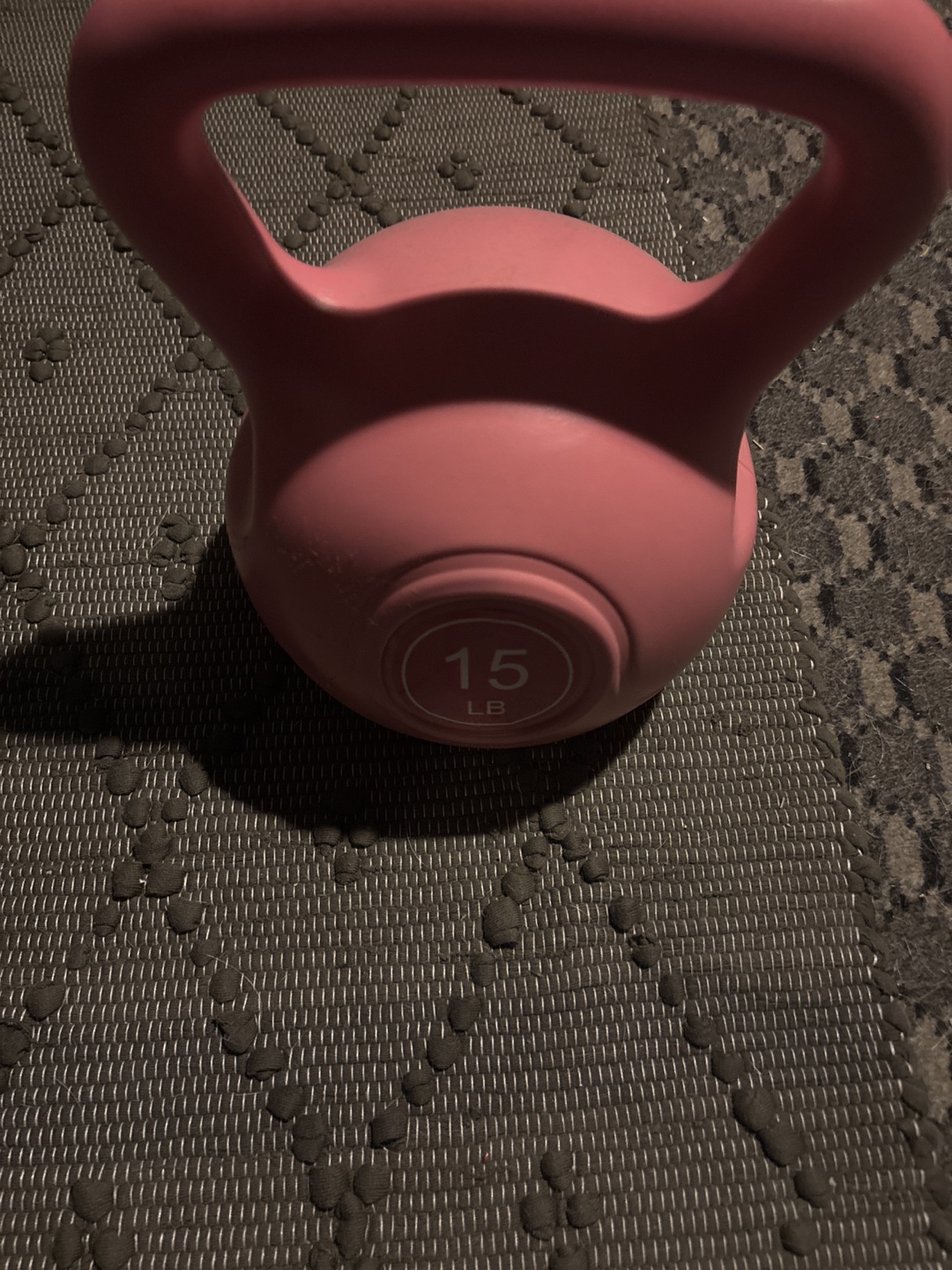 15 lb Pink Kettlebell