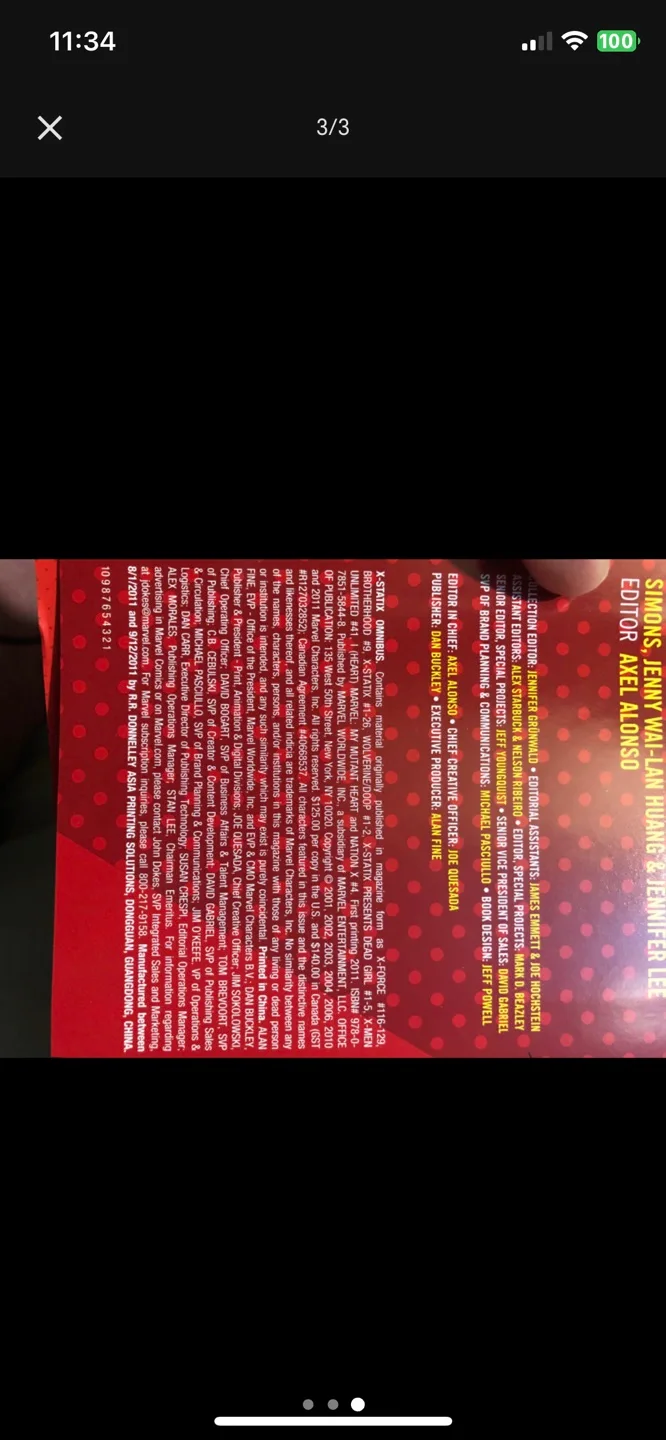 X-Statix Omnibus + bonus issues image indicator(3)