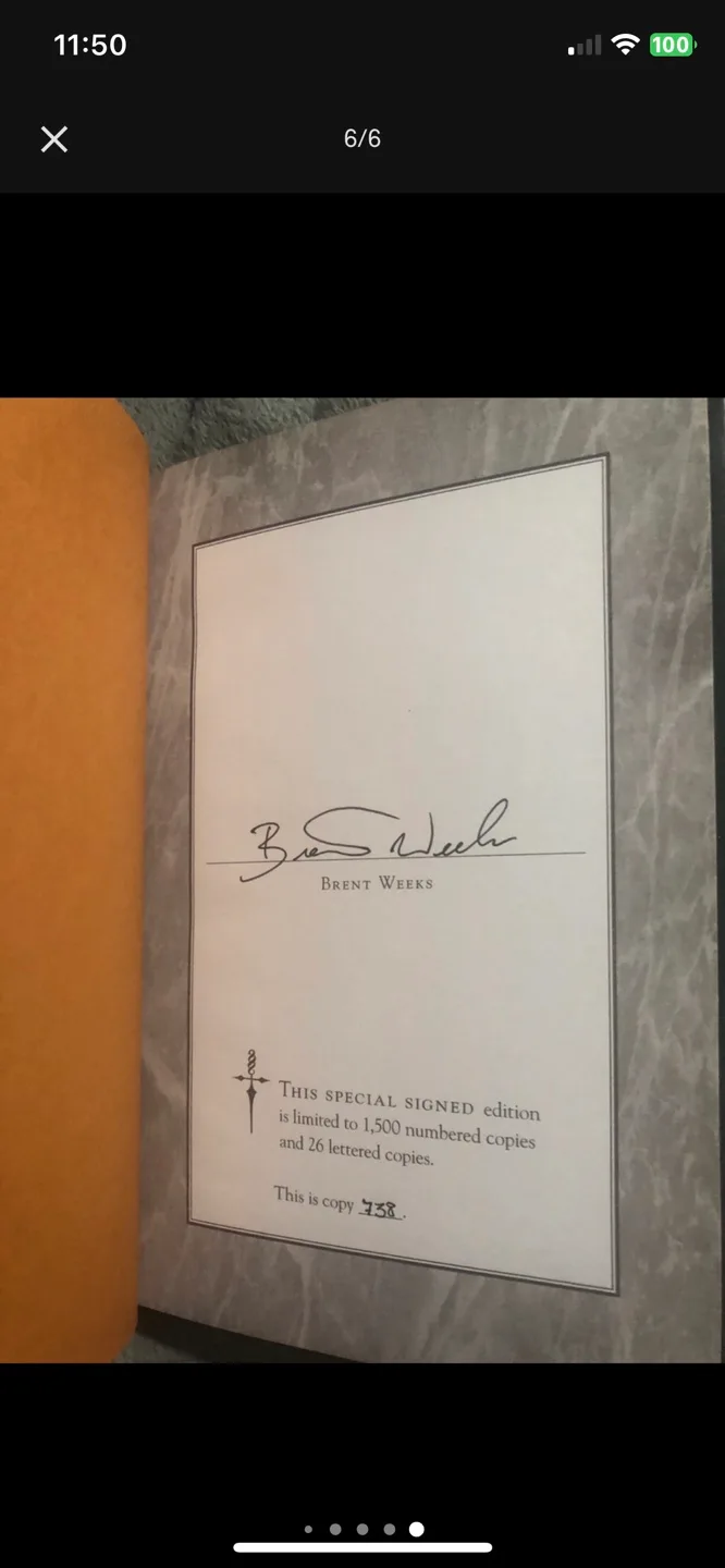 Night Angel/Perfect Shadow signed and numbered image indicator(6)