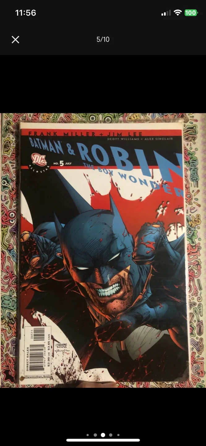 All Star Batman and Robin 1-10 (recalled misprint) image indicator(5)