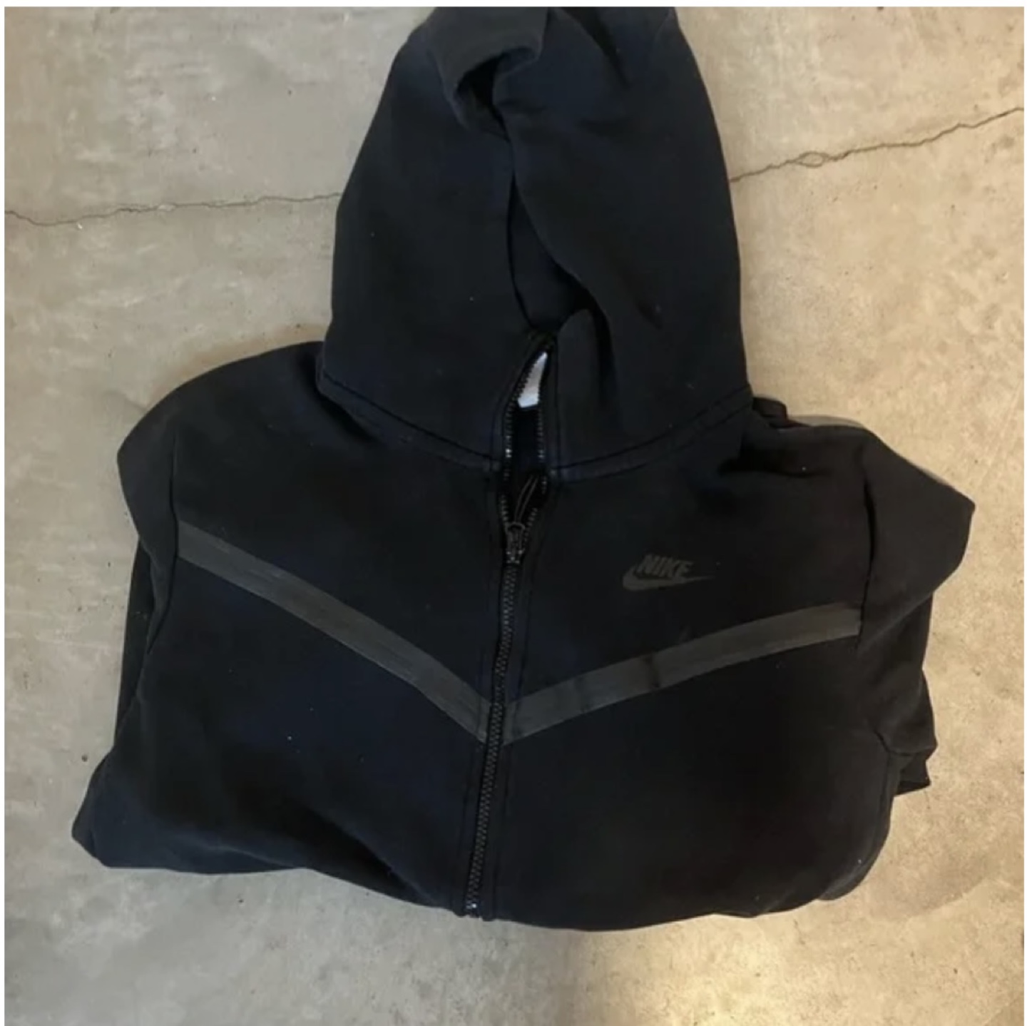 Nike Black Zip-Up Hoodie