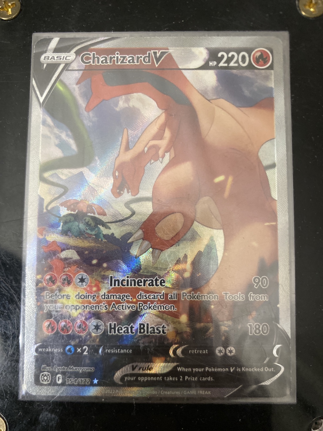 Charizard V alt art, brilliant stars