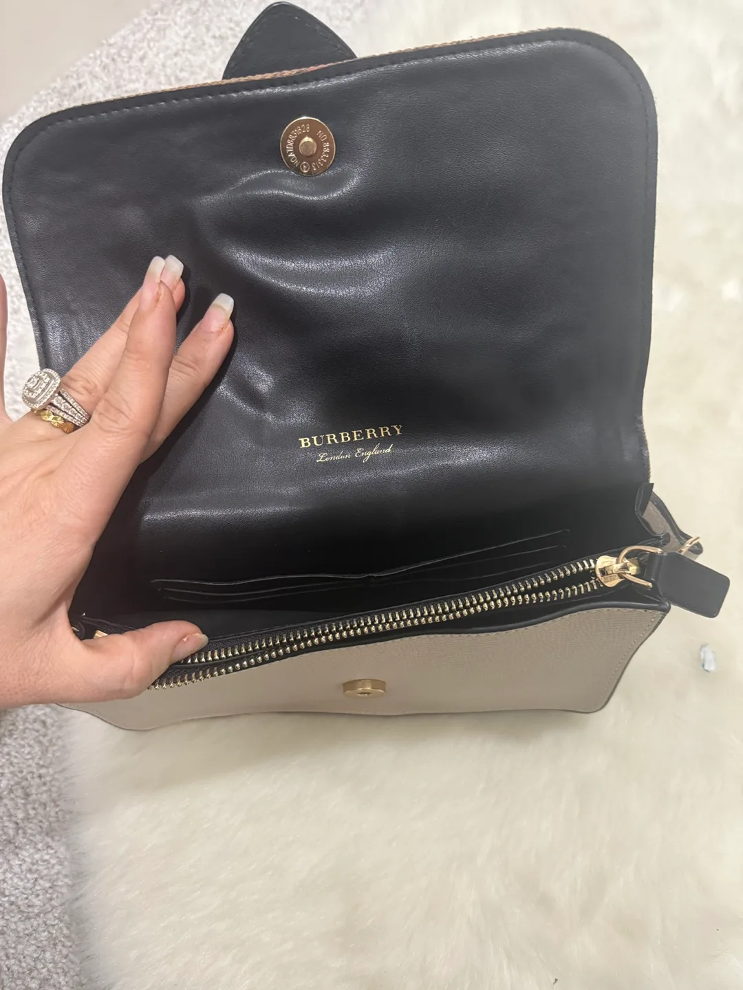 Burberry Check Buckle Crossbody Bag image indicator(4)