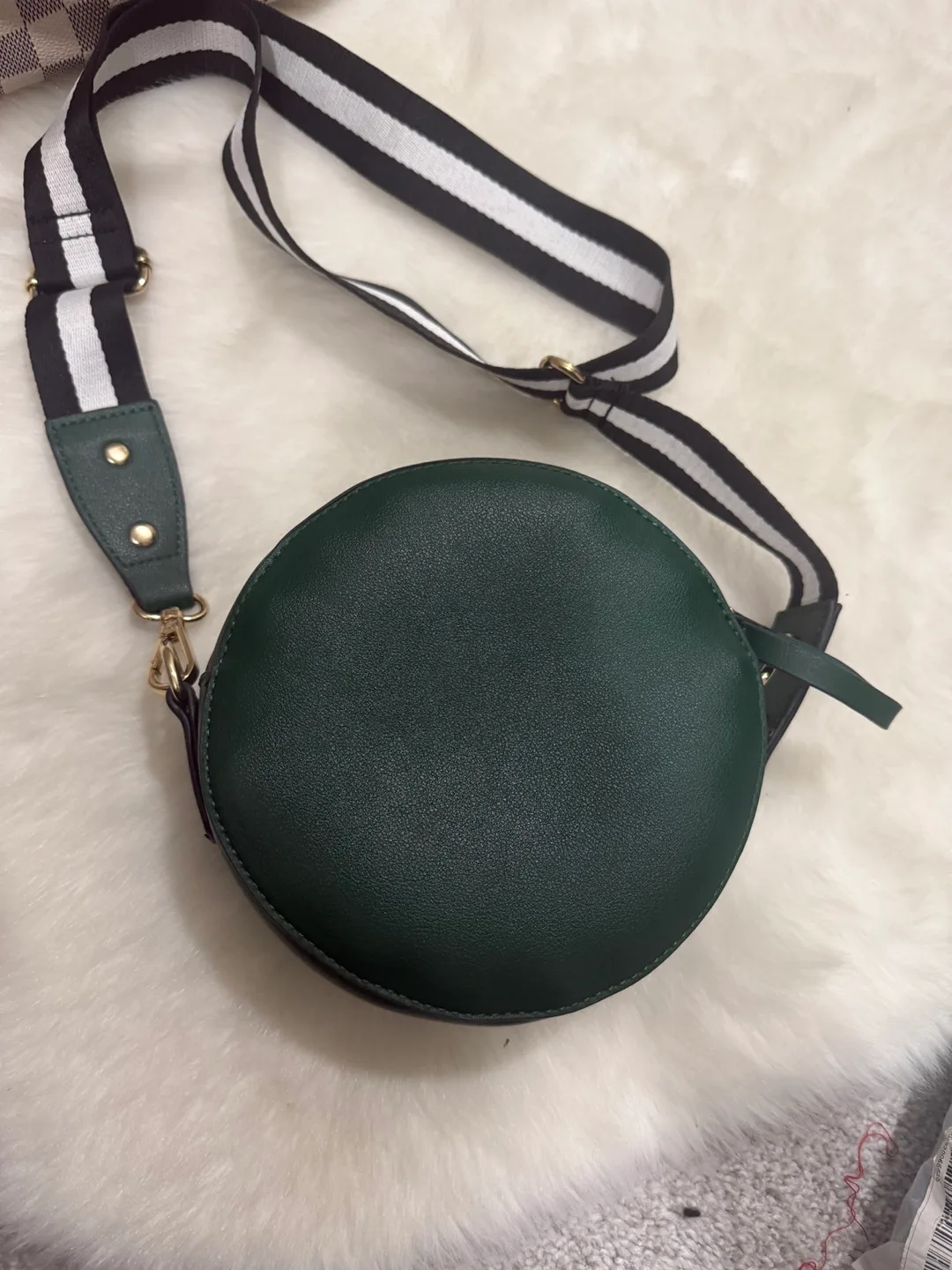 Dark Green Circle Crossbody Bag image indicator(2)