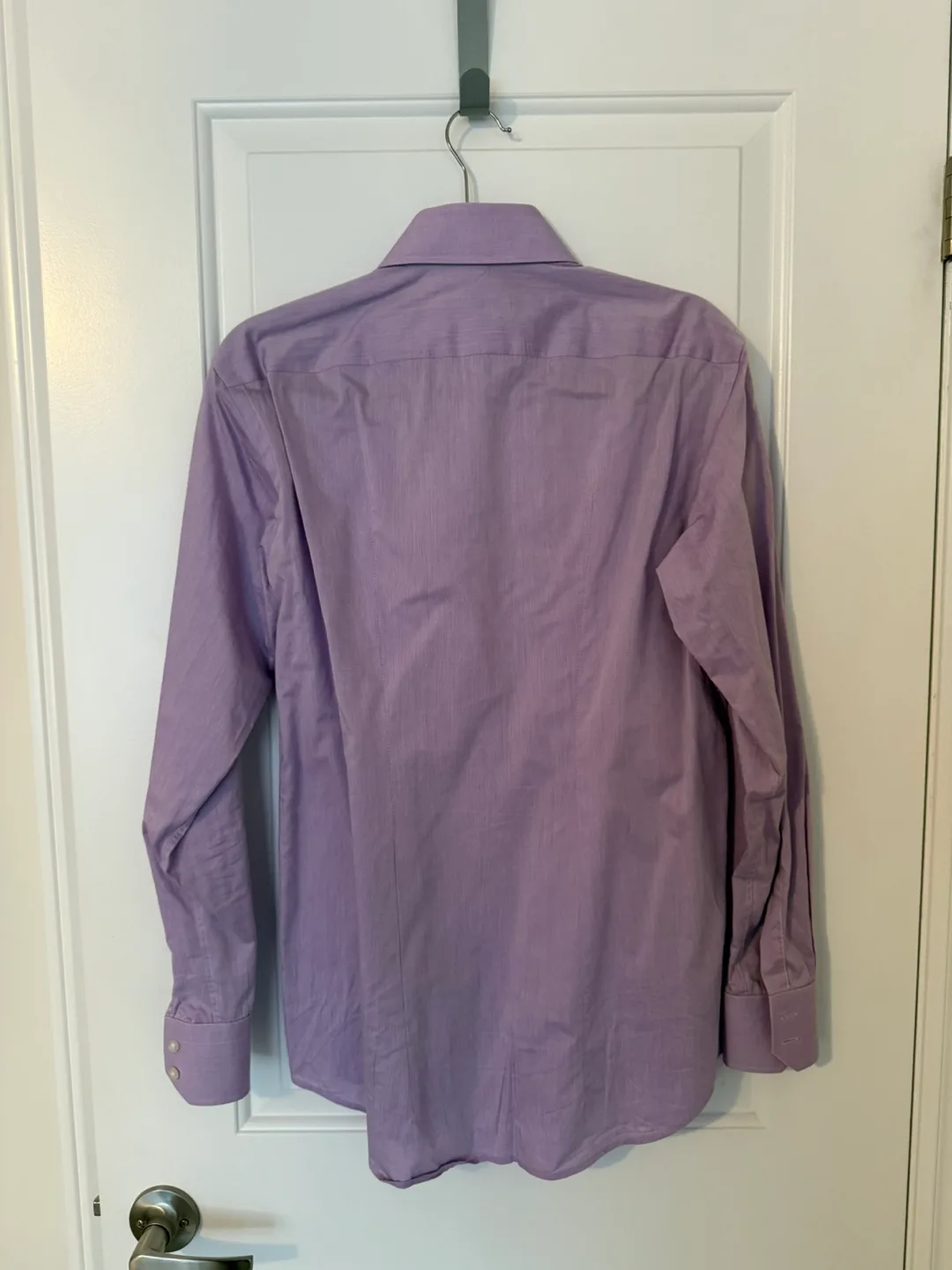BOSS Hugo Boss Men's Lavender Dress Shirt - Size 38/15 image indicator(2)