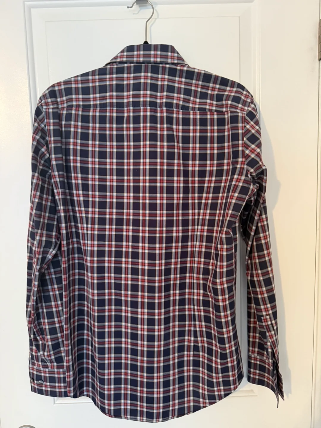 Men's Hugo Boss Slim Fit Checked Dress Shirt - Size 38/15 image indicator(2)