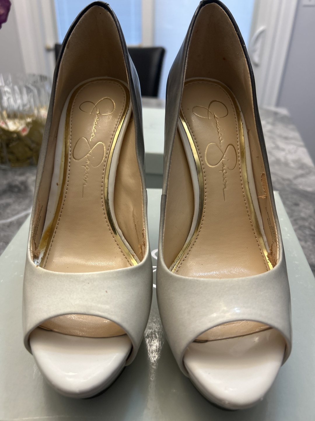 Jessica Simpson Women's Peep-Toe Platform Heels