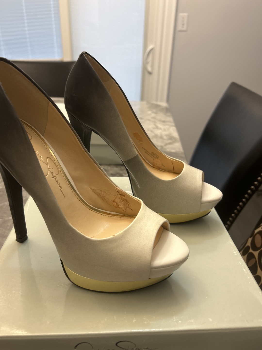Jessica Simpson Women's Peep-Toe Platform Heels - photo 4