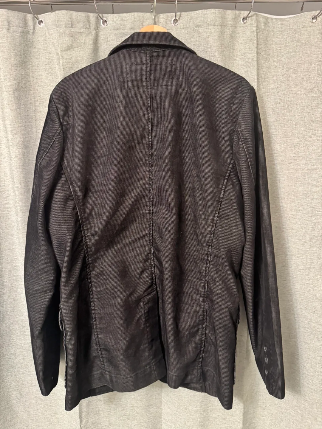 RW&CO Men's Black Corduroy Blazer Jacket - Small image indicator(2)