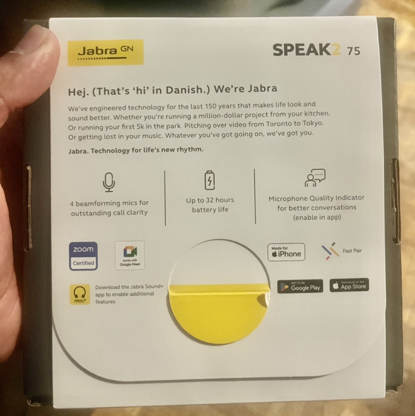 Jabra Speak2 75 Portable Speakerphone - New in Box - photo 2