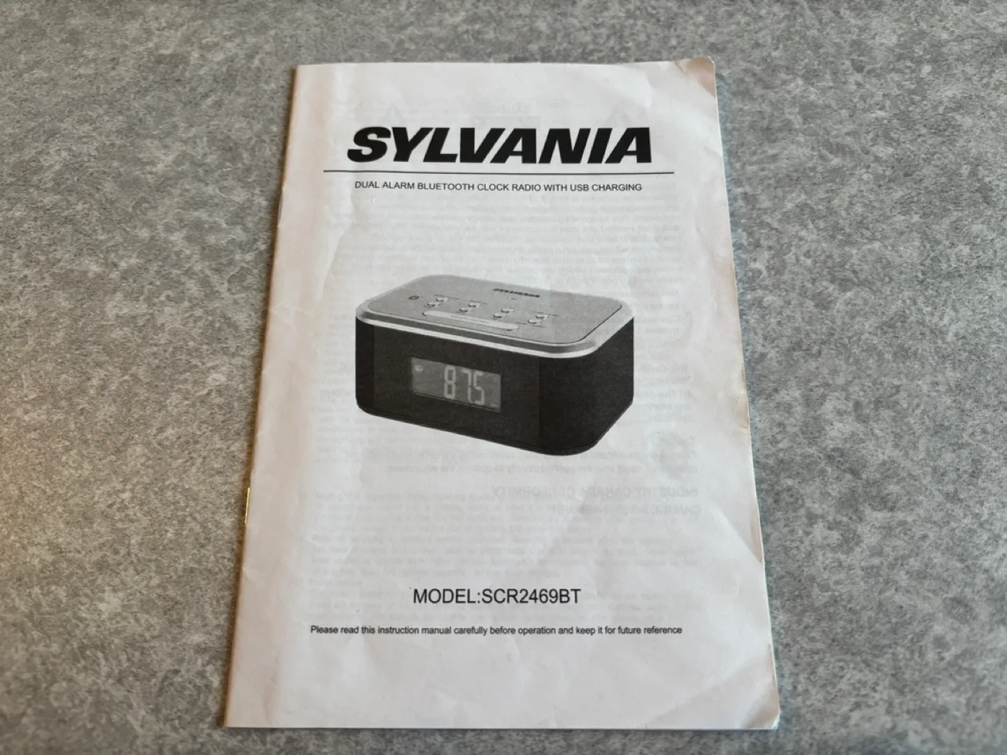 Sylvania Dual Alarm Clock Radio with Bluetooth and USB Charging image indicator(5)