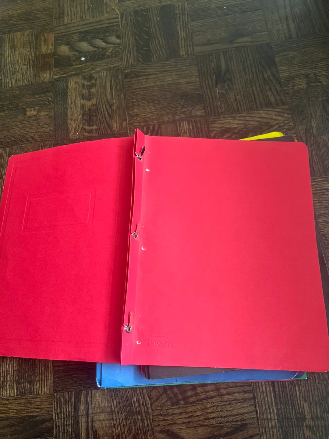 Set of 9 colourful binders image indicator(2)