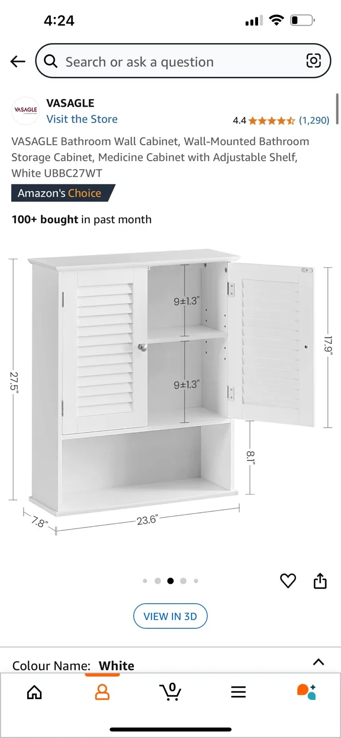 New Bathroom Wall Cabinet image indicator(5)
