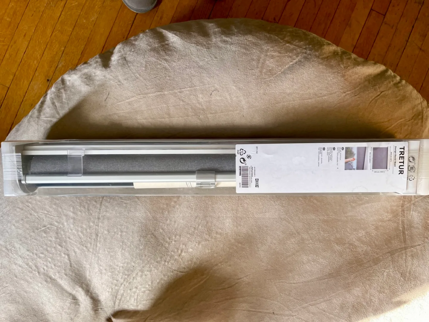 IKEA TRETUR Roller Blind, Dark Grey, 55x135cm image indicator(2)