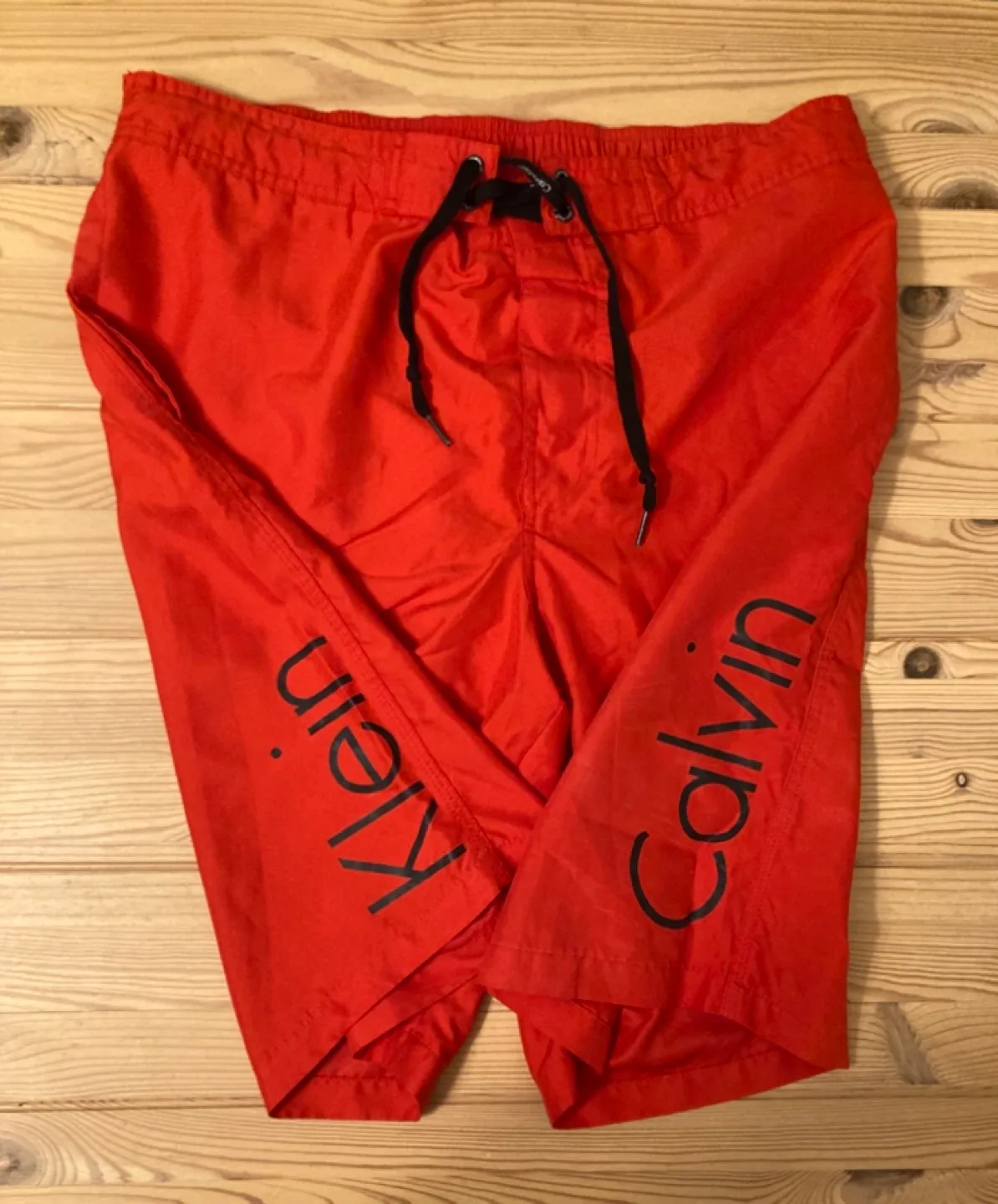 Men's Calvin Klein Red Swim Trunks image indicator(2)
