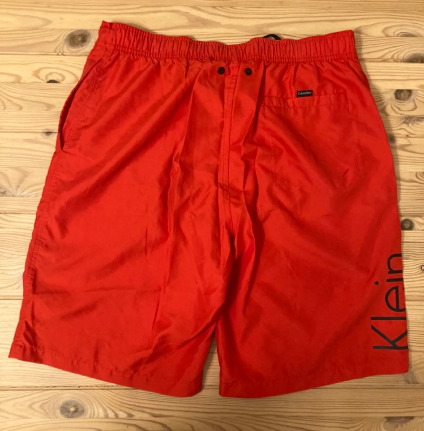 Men's Calvin Klein Red Swim Trunks image indicator(3)