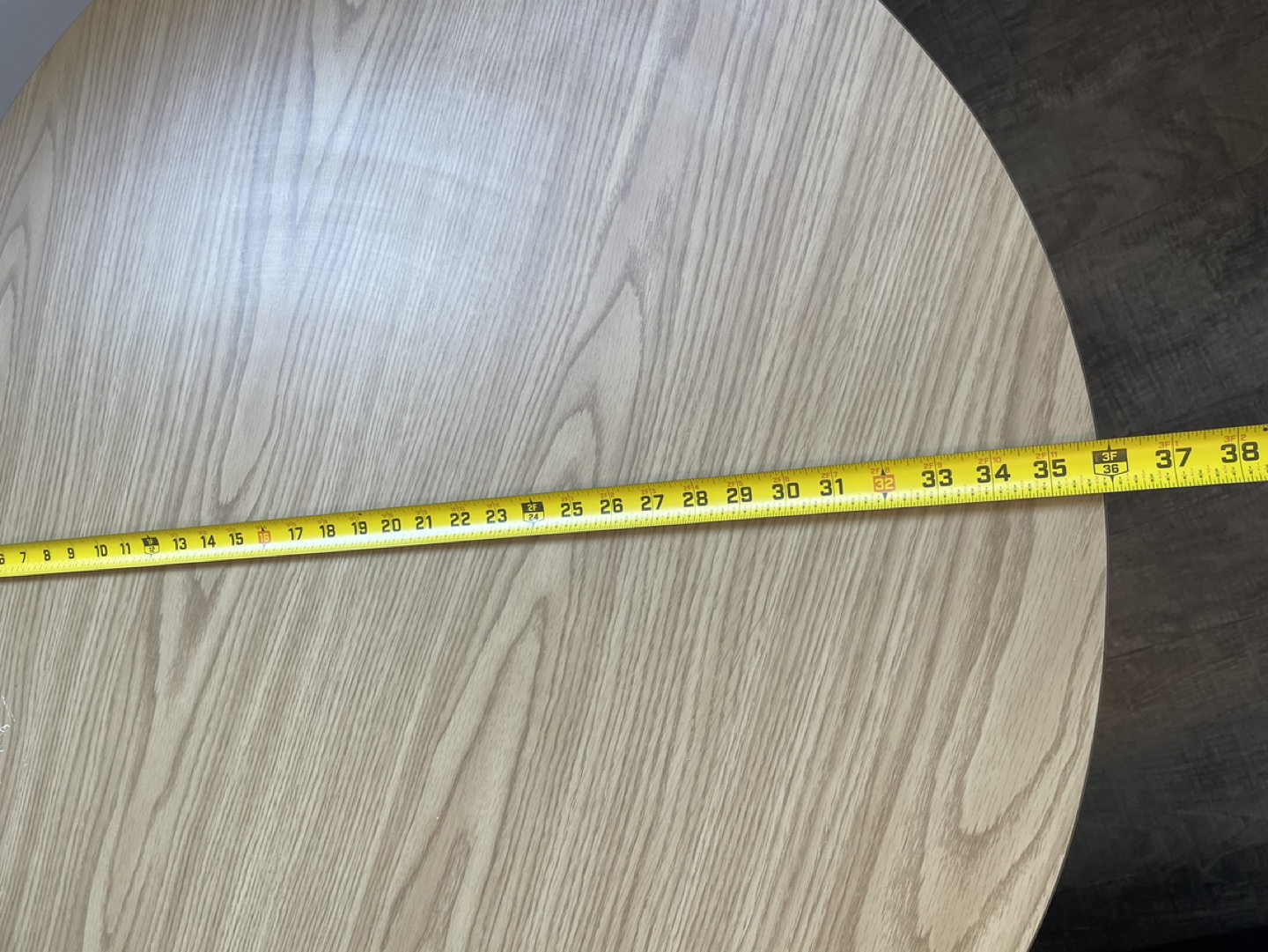 Round Table - Light Wood Finish - photo 3