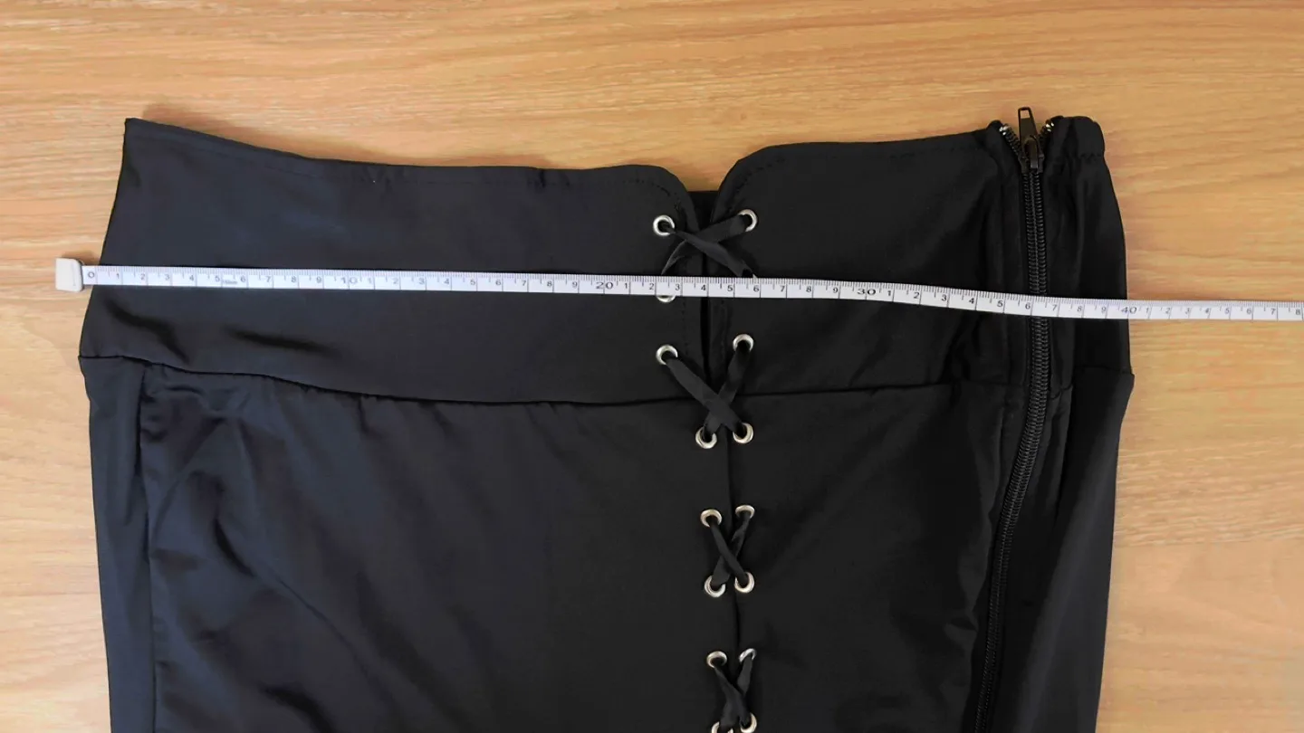 Black Mermaid Maxi Skirt - Gothic Style image indicator(4)