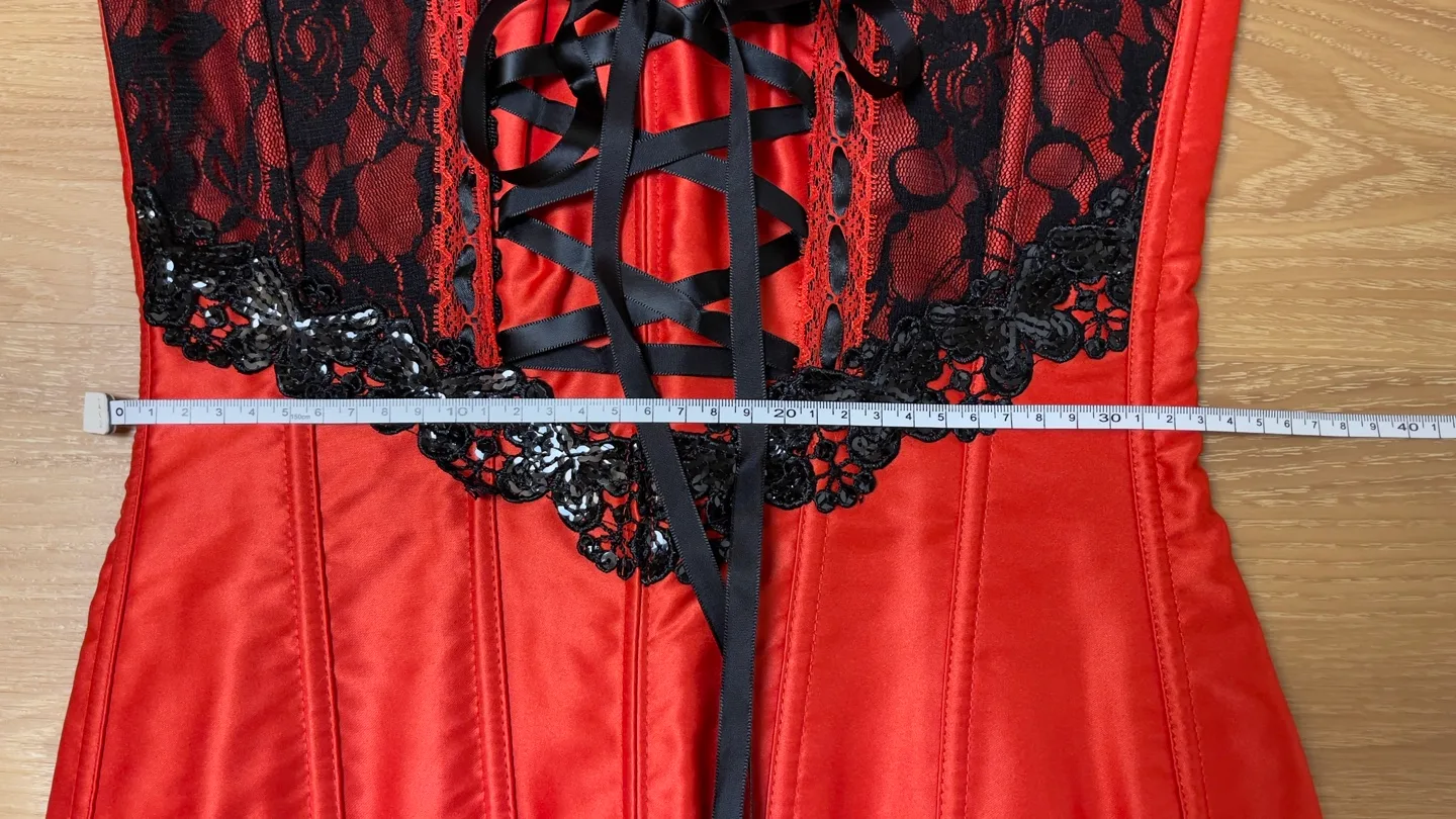 Red and Black Corset image indicator(6)