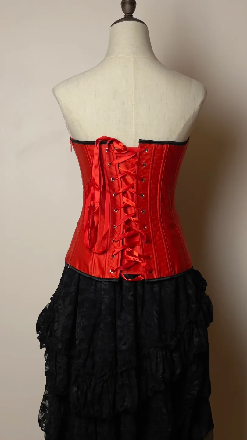 Red and Black Corset image indicator(3)