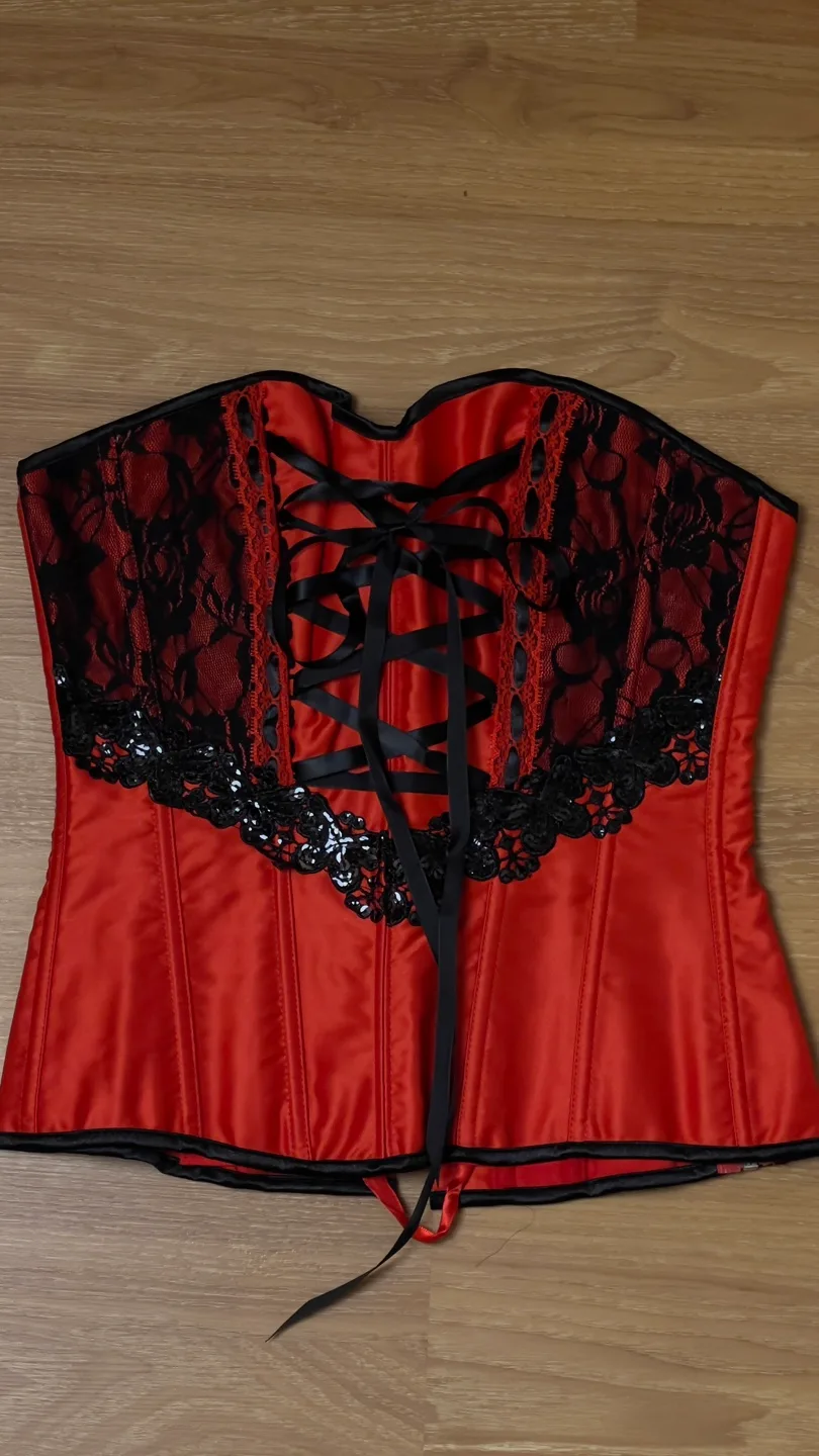 Red and Black Corset image indicator(5)