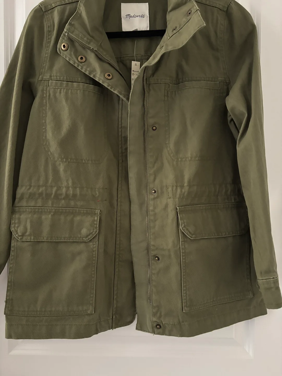 Madewell Utility Jacket - Olive Green image indicator(5)