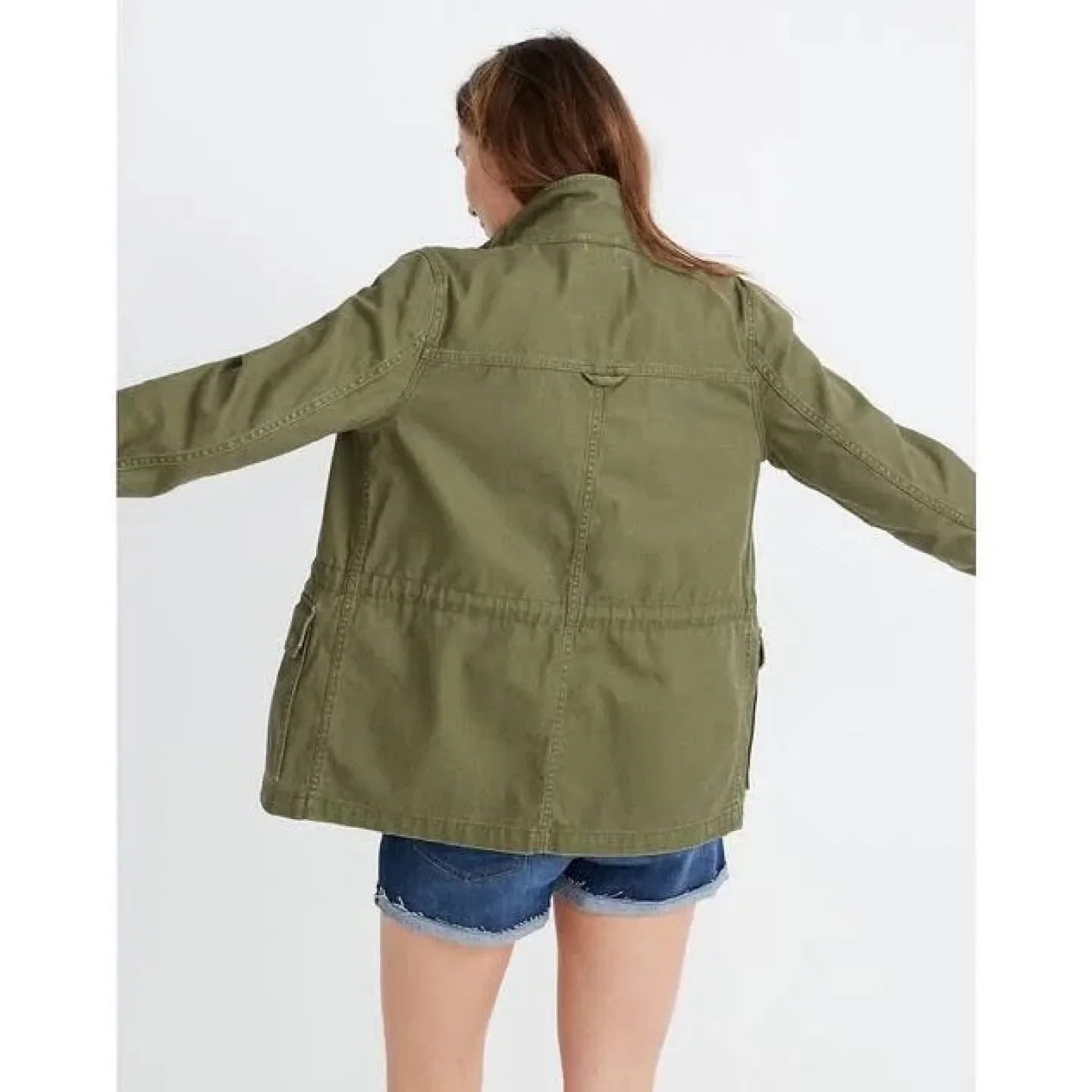 Madewell Utility Jacket - Olive Green image indicator(2)