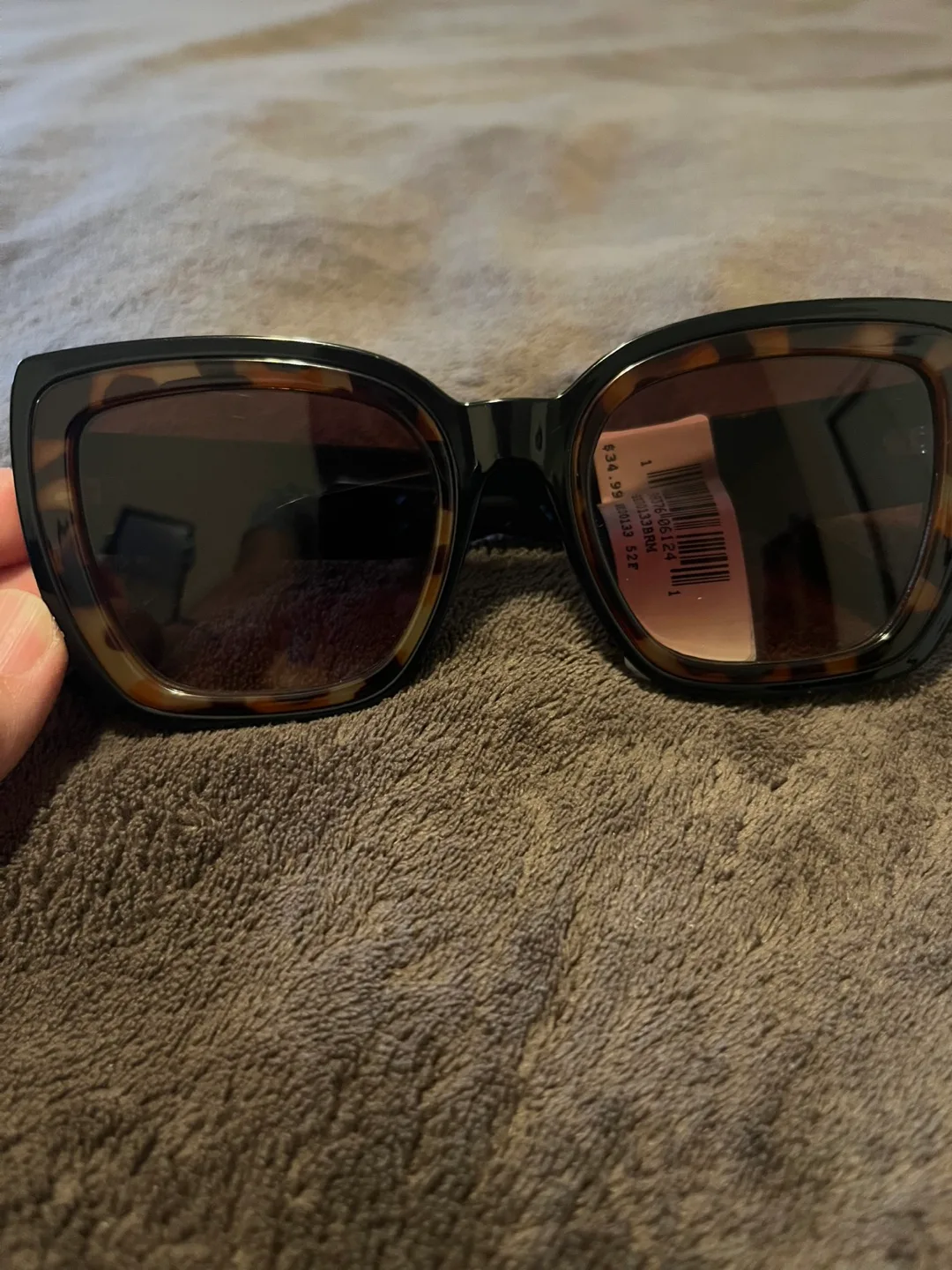 Skechers Square Sunglasses Brown Tortoise image indicator(2)