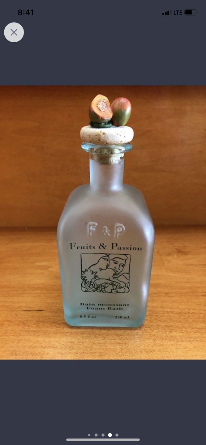 Fruits & Passion bottle (empty)