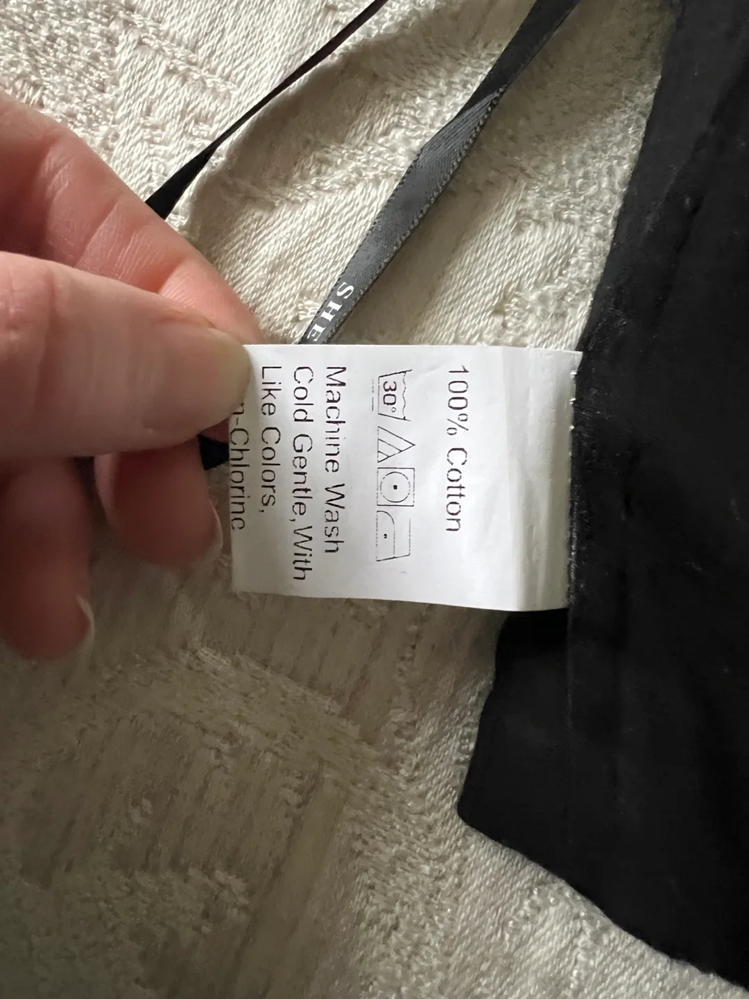 SHEIN Black Corset Top Size L image indicator(4)