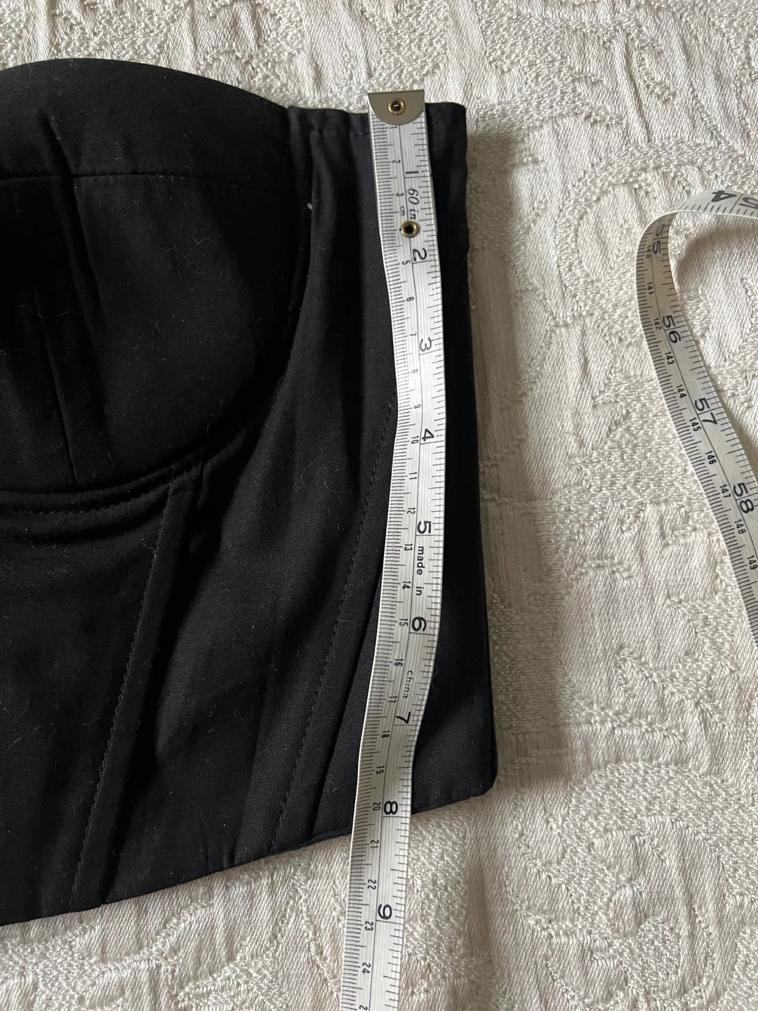 SHEIN Black Corset Top Size L image indicator(6)