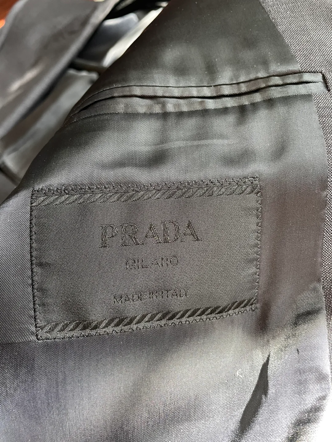 New Prada Single-breasted Mohair Wool Jacket image indicator(7)