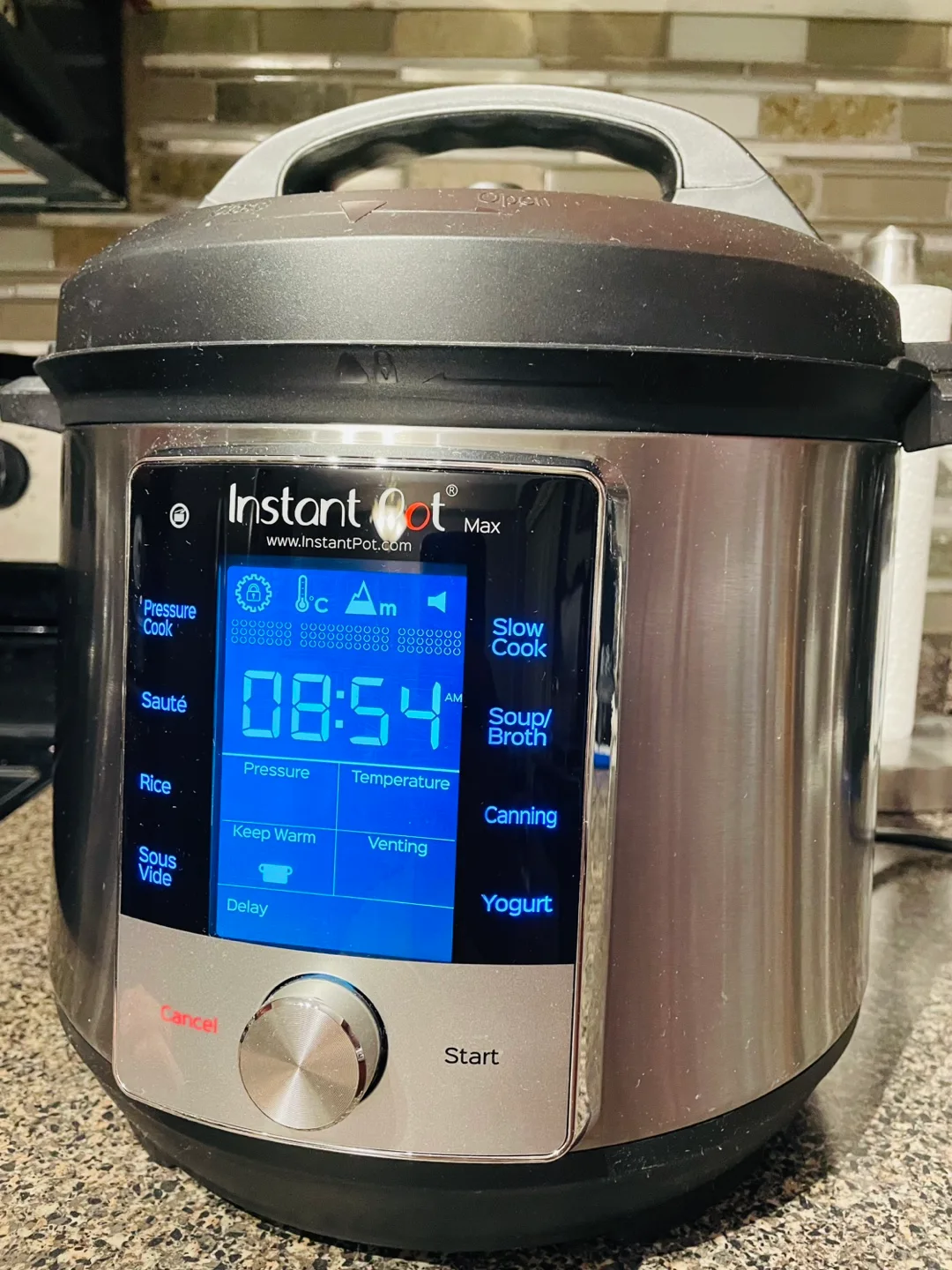 NEW Instant Pot MAX 6 quart Touch Screen Pressure Cooker thumbnail