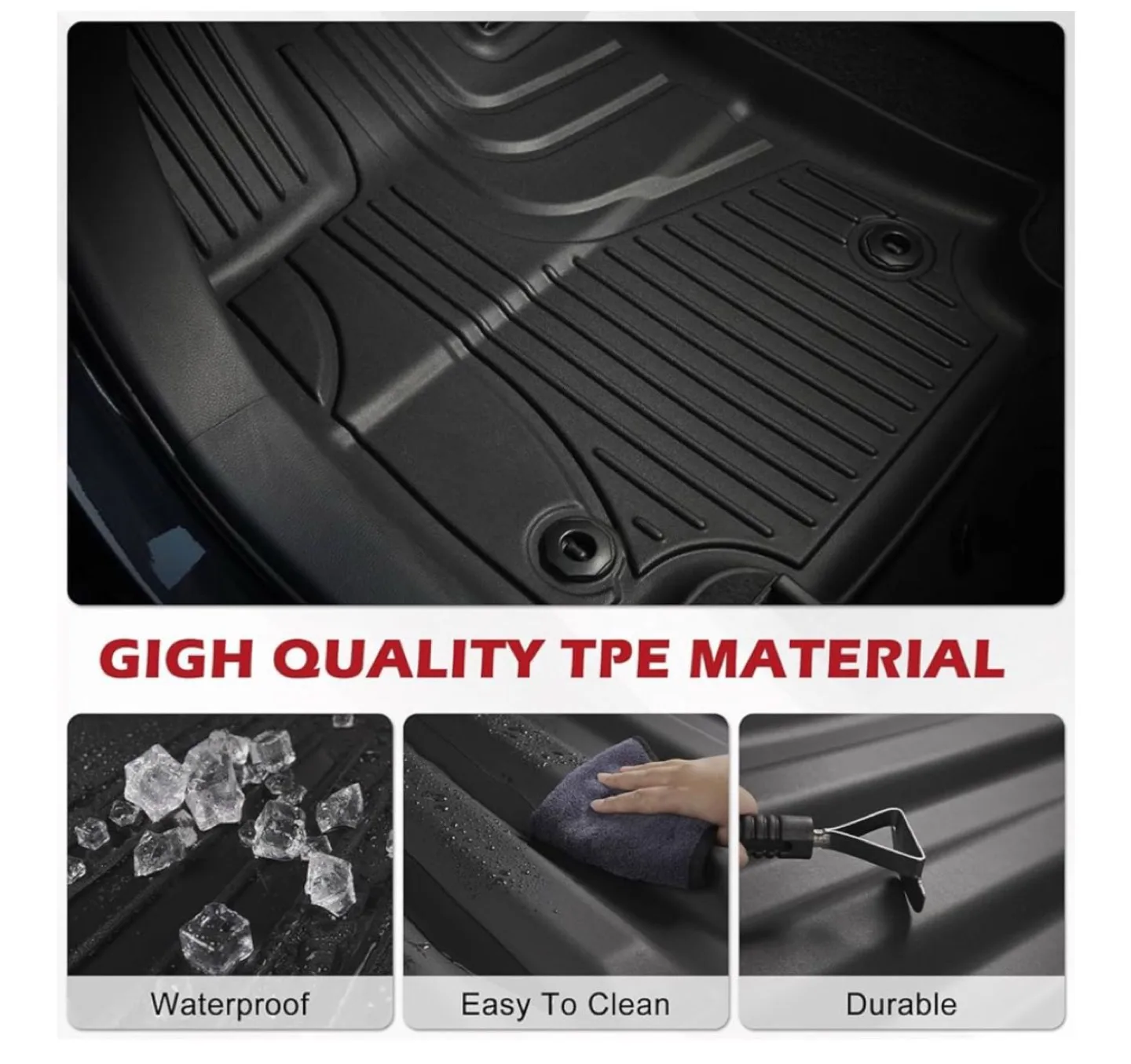 Floor Mats Compatible with Ioniq 6 2023 2024 2025 image indicator(3)