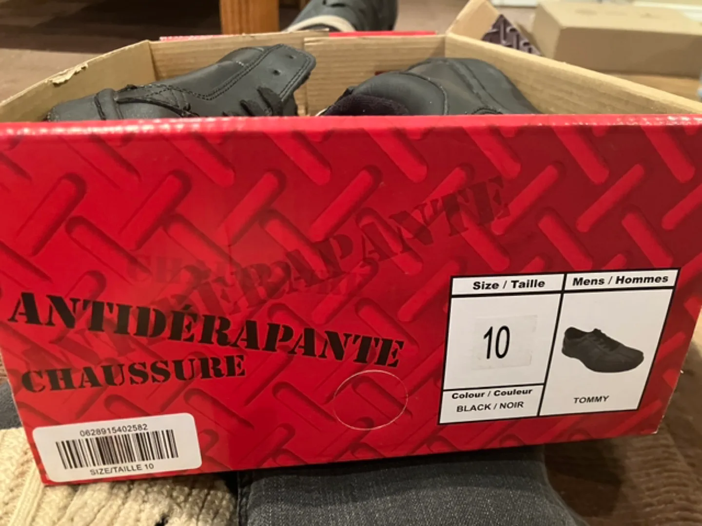 Dickies Men's Size 10 Black Slip Resistant Safety Shoes image indicator(4)