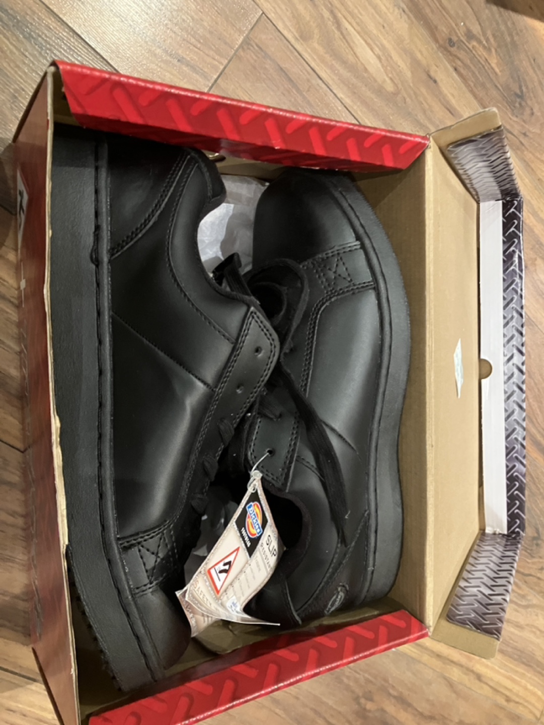 Dickies Men's Size 10 Black Slip Resistant Safety Shoes - photo 3